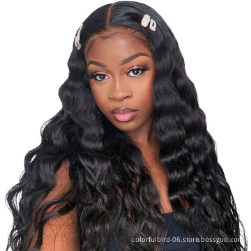 30 Inch Malaysian Hd Loose Deep Wave Wig 6x6 Lace Closure Transparent Loose Deep Wave Frontal Wigs For Women Human Hair Wigs